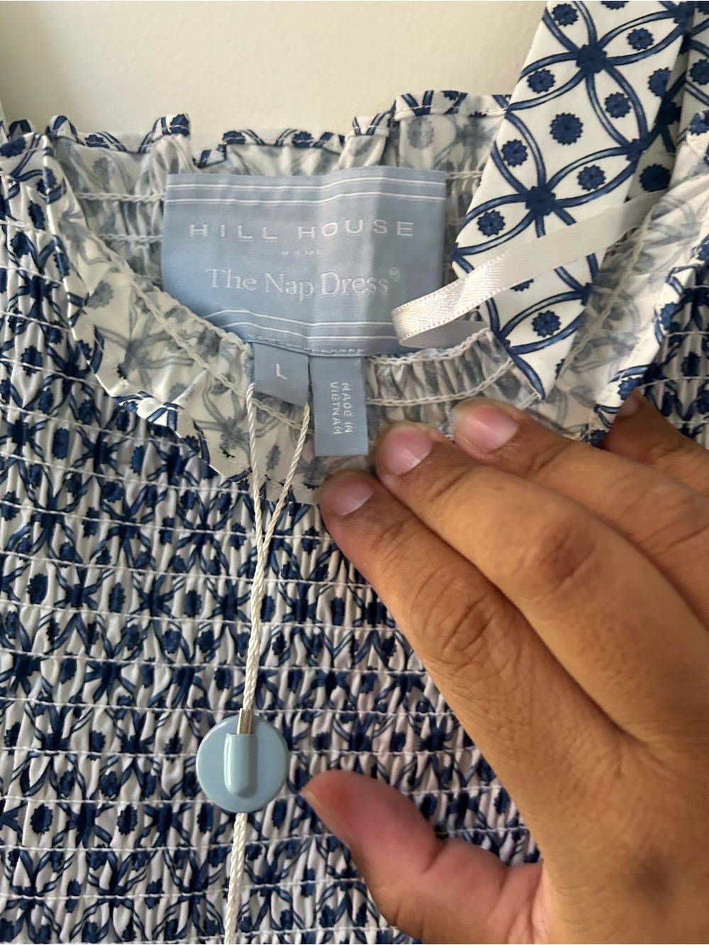 Hill House the ribbon Charlotte Nap Dress Size Large NWT - Picture 8 of 11